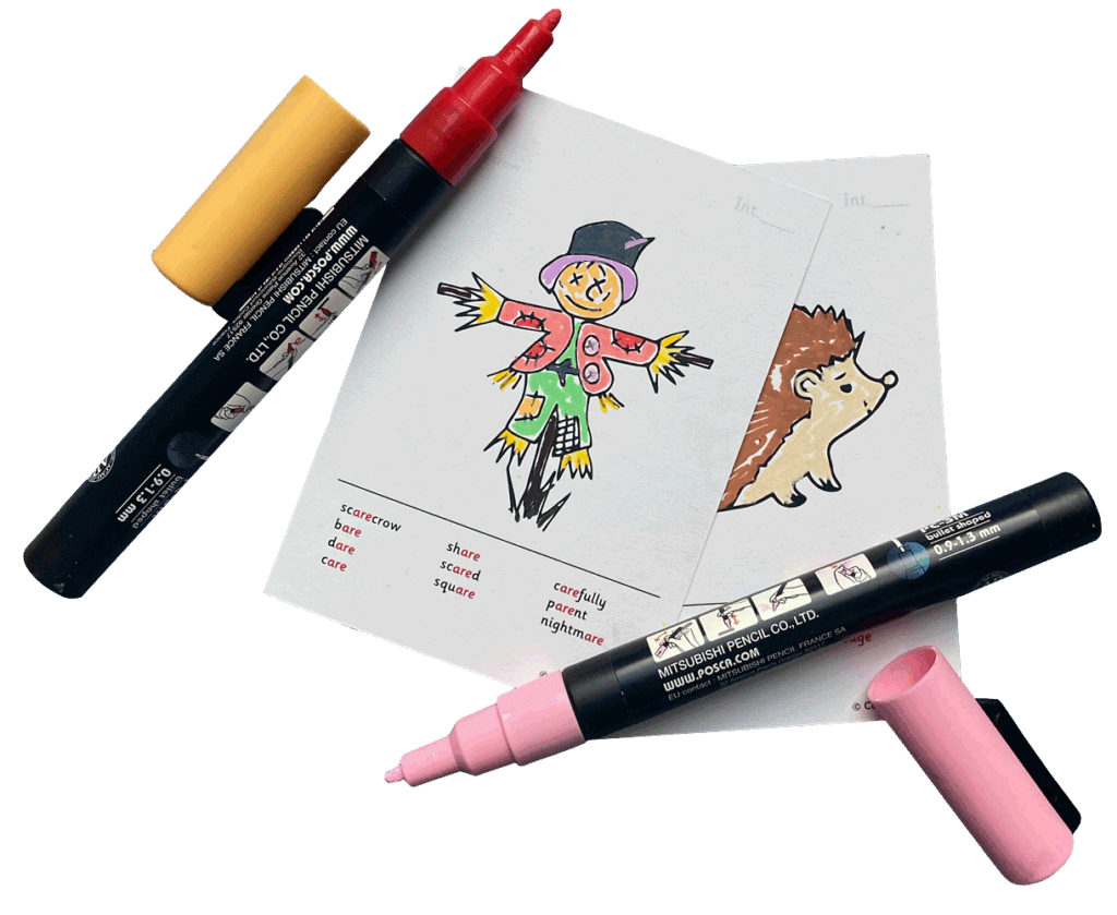 phonic sounds in sentences, pure sounds